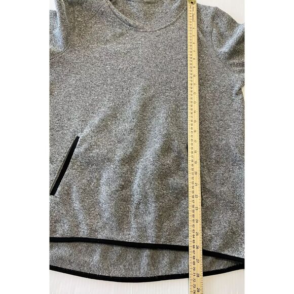Danskin Now Women's Size XL-16/18 Sweatshirt Hooded Charcoal Grey/Black - Picture 7 of 11